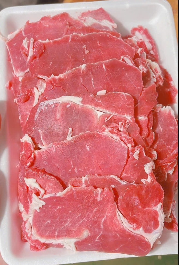 Ba Rọi Bò Mỹ Cắt Lát 450g