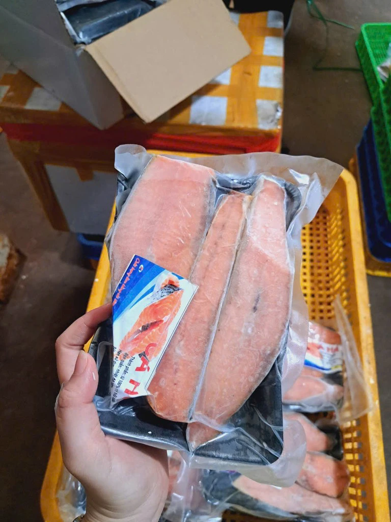 Cá Hồi Cắt Khúc Túi 1kg