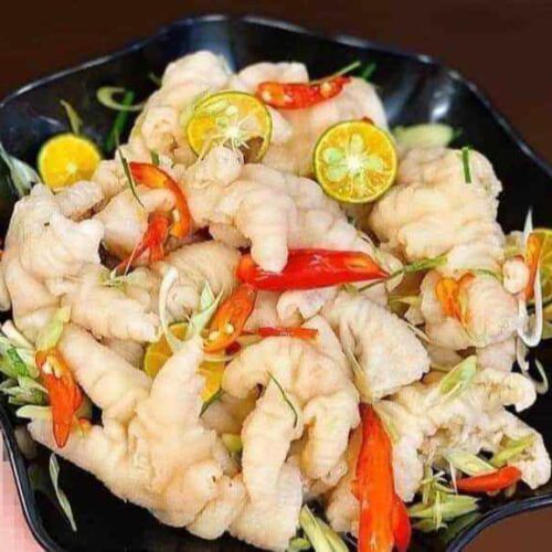 Chân Gà Rút Xương Ngâm Sả Tắc – Hủ 1Kg