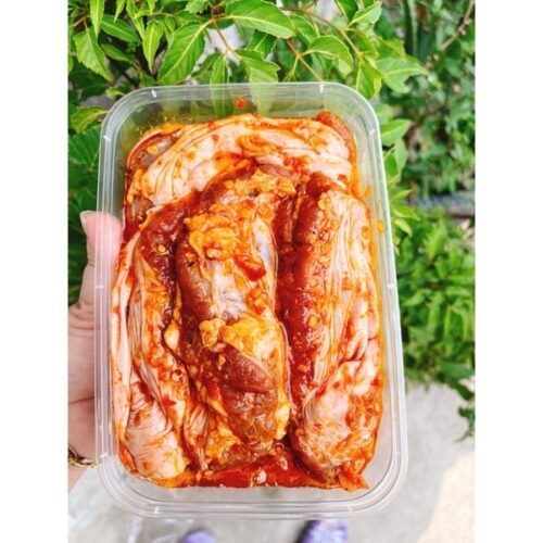Chẳng Dừng Heo Ướp Sate – Hộp 500Gr