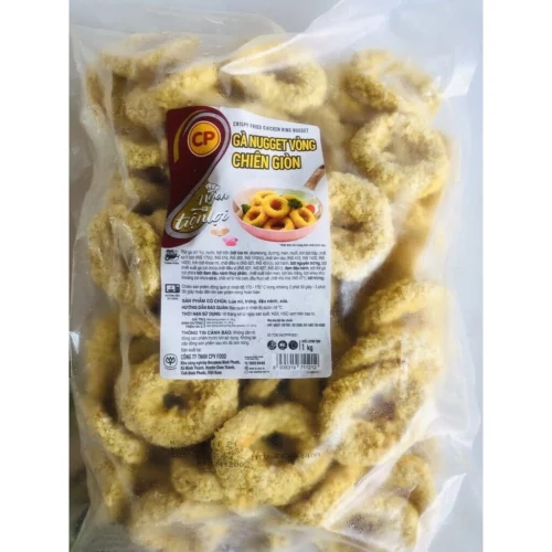 Gà Nugget Vòng Chiên Giòn CP – Túi 1Kg