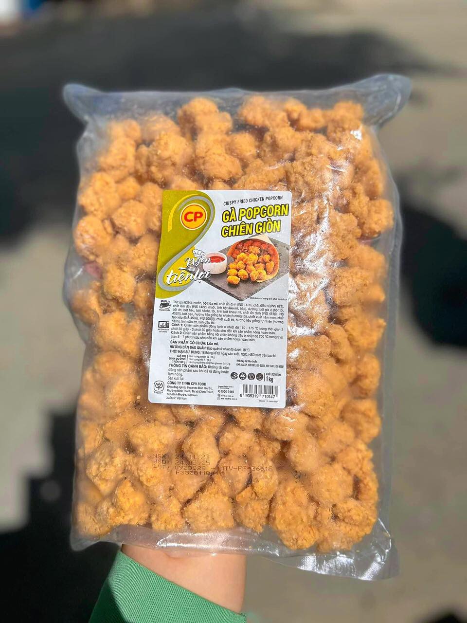 Gà Popcorn Túi 500G Chiên Giòn CP