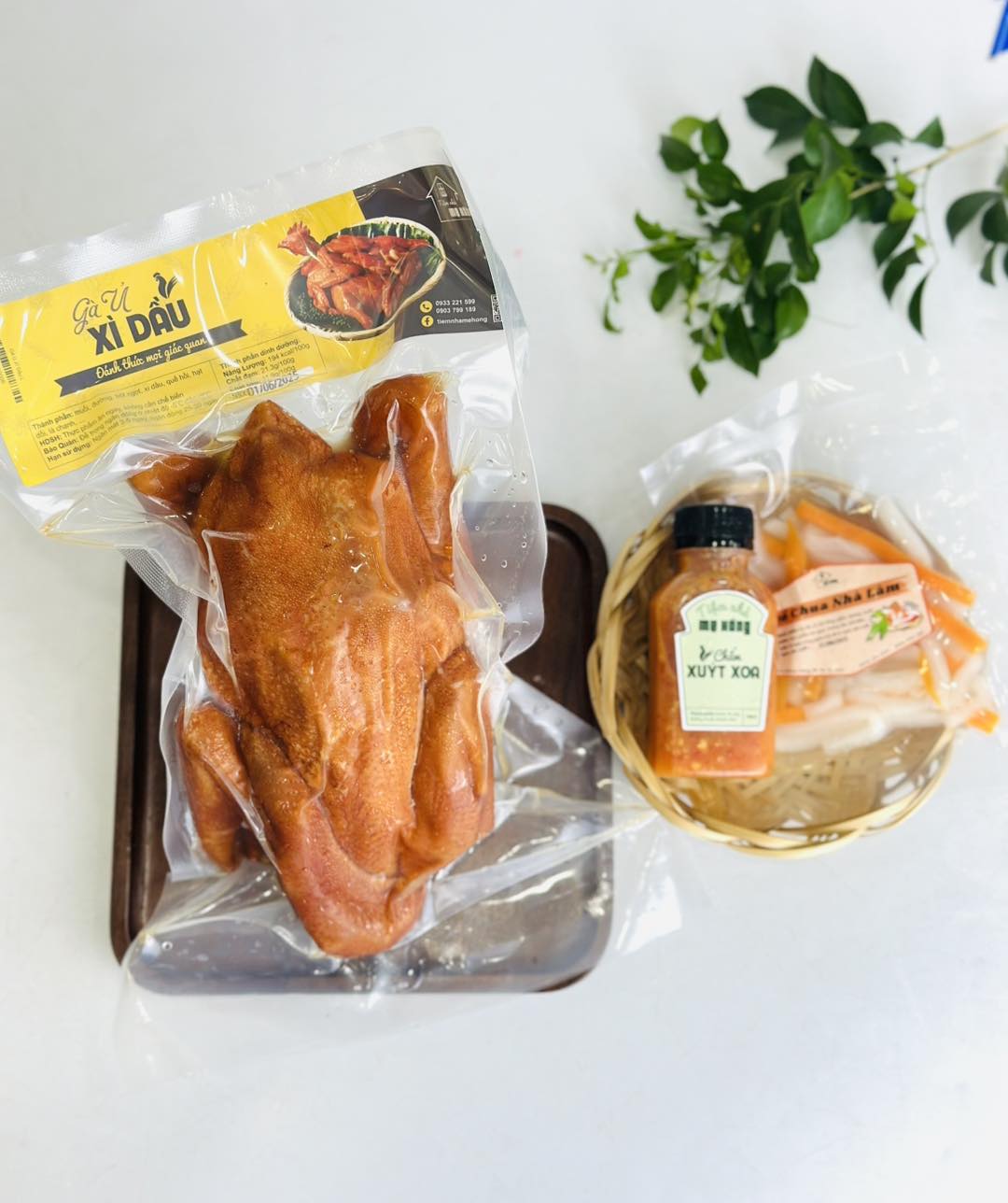 Gà Ủ Xì Dầu Không Đầu Chân Siêu Phẩm – Túi 1KG