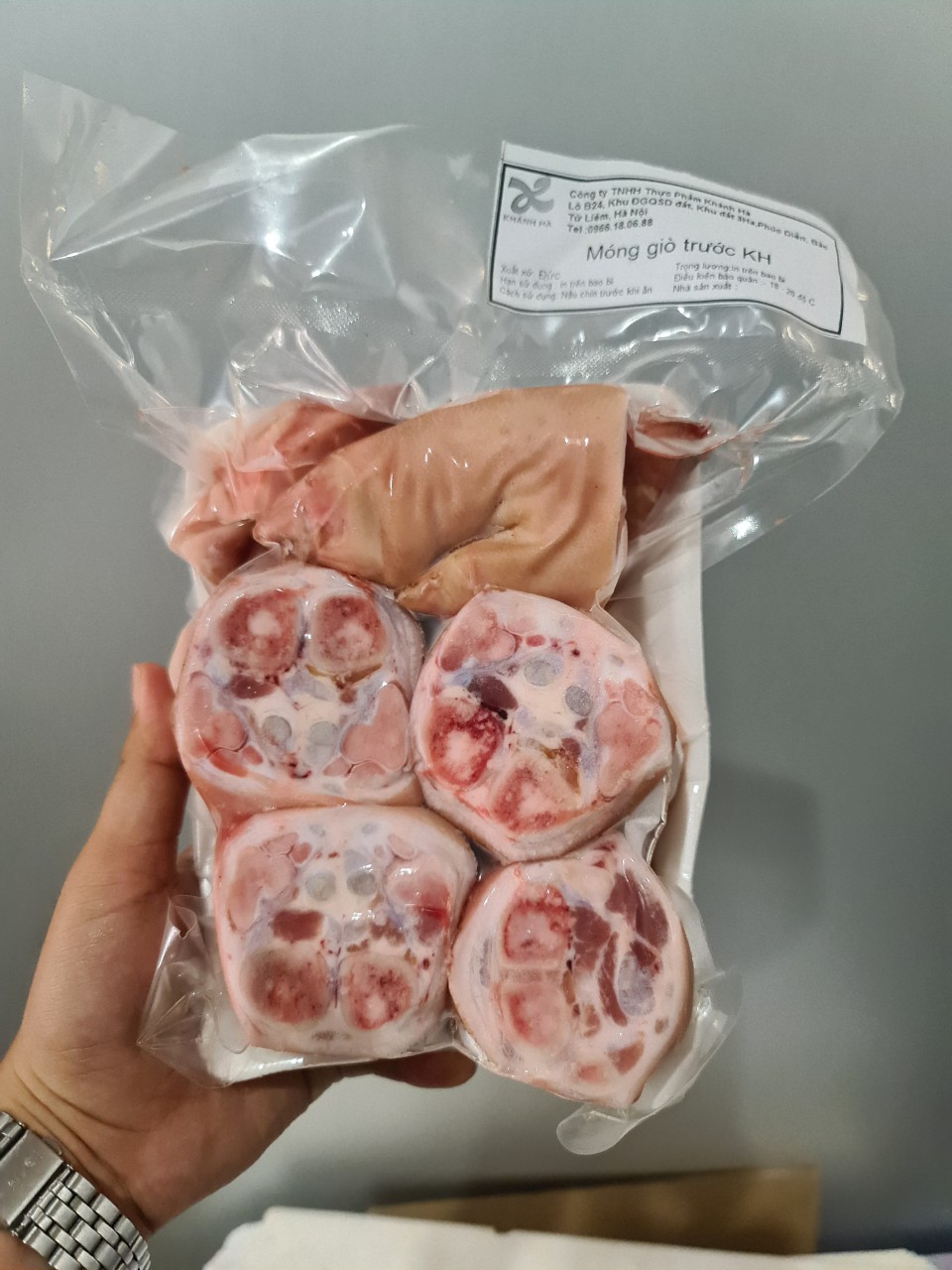 Giò Gân Cắt Khoanh – Túi 1Kg