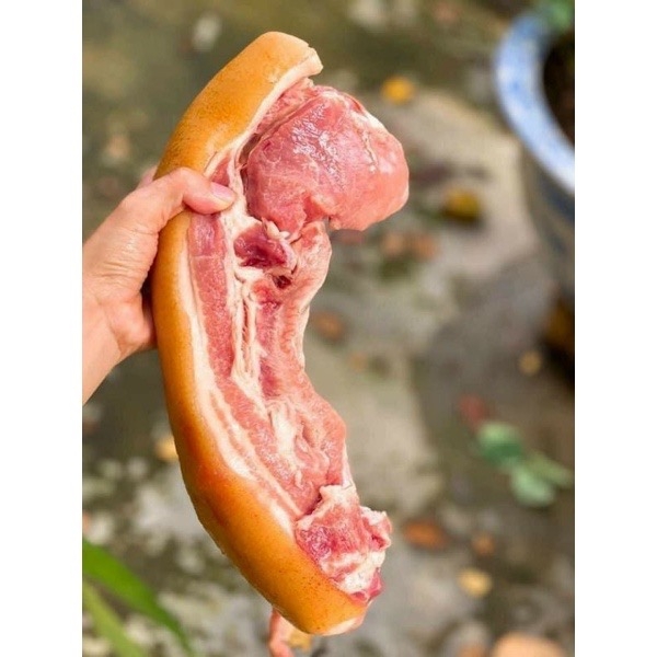 Heo Rừng Cuộn Lai Tươi Ba Rọi – Túi 1Kg