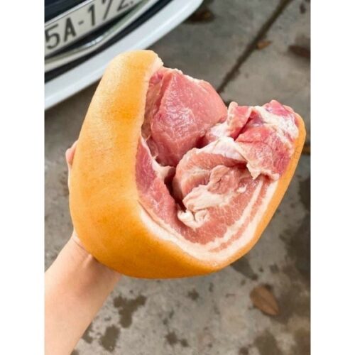 Heo Rừng Cuộn Lai Tươi Ba Rọi – Túi 1Kg