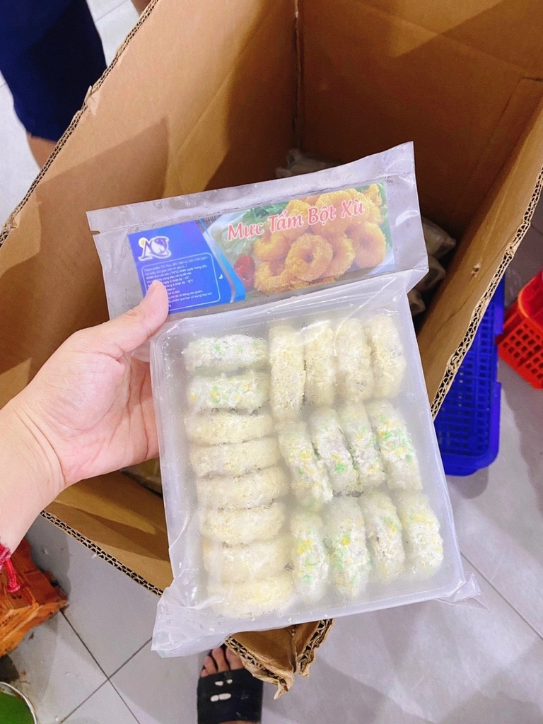 Mực Tẩm Bột Chiên Xù 14 Khoanh - 300g