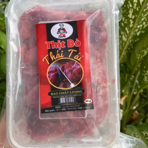 Thịt Bò Tái Thái Lát Mỏng Hộp 400g