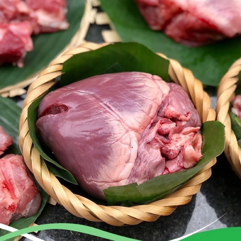 Tim Heo Nhập Khẩu - Khay 1Kg