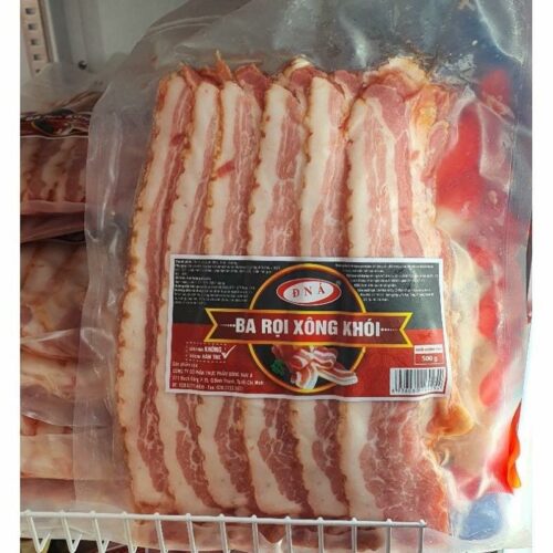 Xông Khói Thịt Ba Rọi Heo Cắt Lát