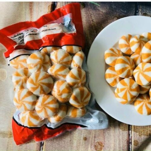 Bánh Bao Thả Lẩu Nhân Trứng Cá Phú Mark – Cam – Túi 500Gr: Món Ngon Lẩu Tiện Lợi!