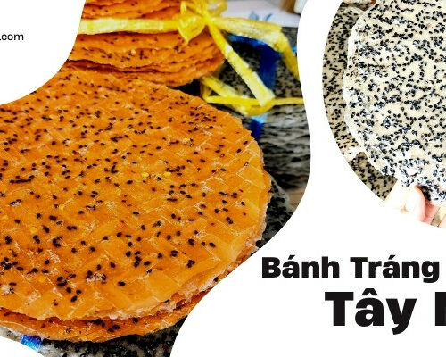 Bánh Tráng Nướng Mè Đen Tây Ninh 10 Cái Bánh Dầy Giá Bao Nhiêu? Mua Ở Đâu?