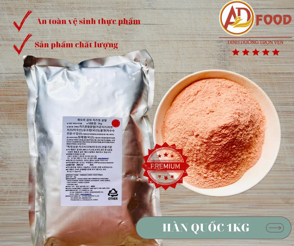 Bí Quyết Sử Dụng Bột Phô Mai Hàn Quốc 1Kg Để Tăng Vị Ngon Cho Món Ăn