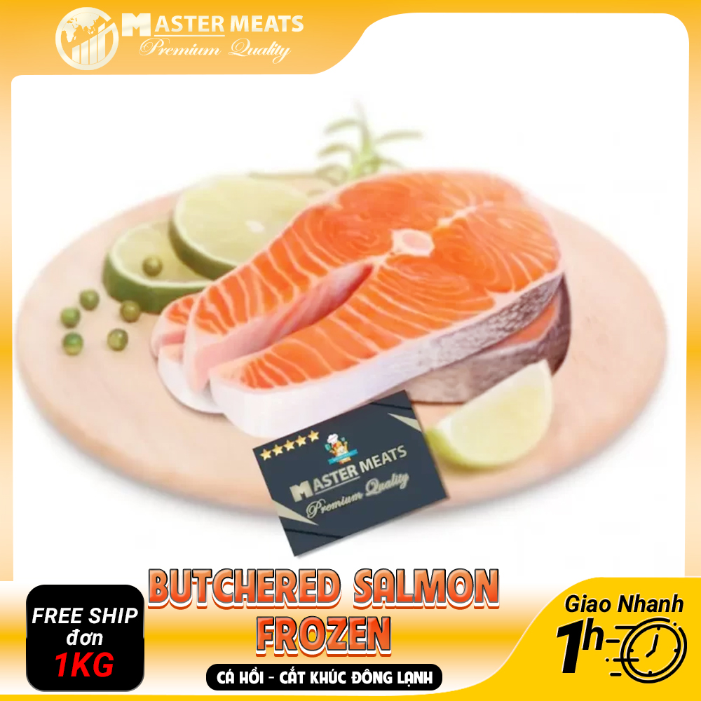 Cá Hồi Cắt Khúc Túi 1kg: Lựa Chọn Hoàn Hảo Cho Bữa Ăn Dinh Dưỡng (Mô tả: Giới thiệu tổng quan về sản phẩm cá hồi cắt khúc túi 1kg, nhấn mạnh tính tiện lợi, dinh dưỡng và phù hợp với nhiều đối tượng.)