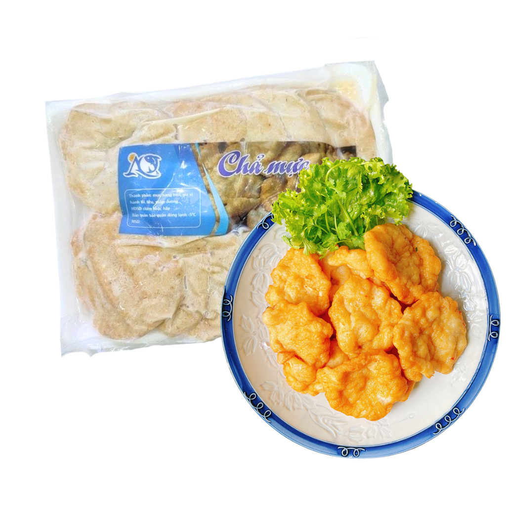 Chả Mực Giã Tay Khay 500Gr: Hương Vị Đặc Sản Hạ Long Tinh Tế