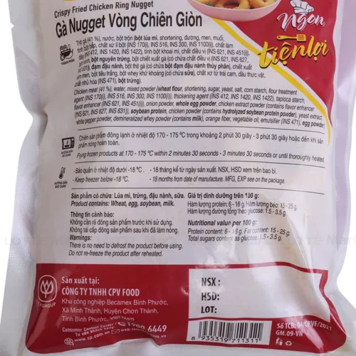 Gà Nugget Miếng Chiên Giòn CP – Túi 300Gr