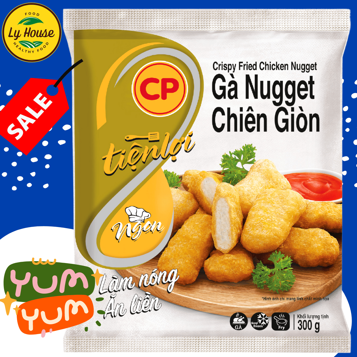 Bí Quyết Chiên Gà Nugget Miếng CP Giòn Tan, Vàng Ươm Như Ngoài Hàng