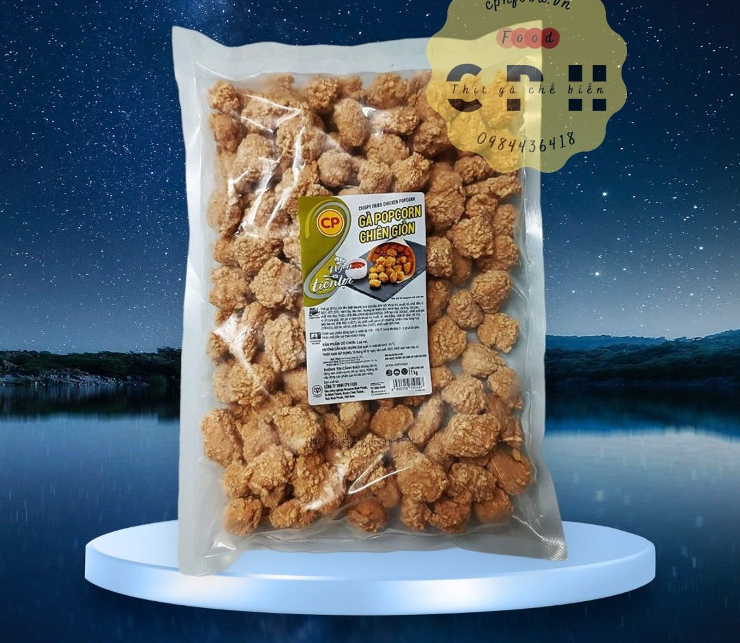 Gà Popcorn Túi 500G Chiên Giòn CP