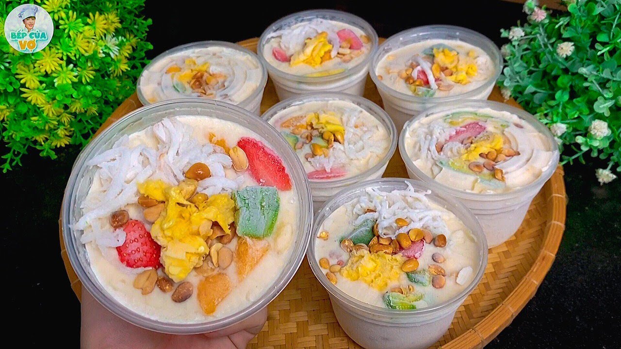 Kem Chuối Mix Trái Cây Siêu Béo 10 Cây: Giải Nhiệt Mùa Hè Cực Đã