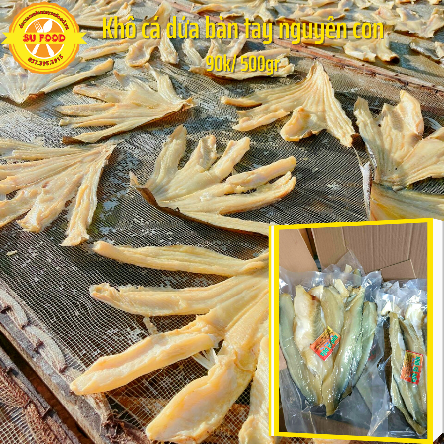 Khô Cá Dứa Bàn Tay 1Kg: Đặc Sản Ngon, Chuẩn Vị (Giá Tốt Nhất)