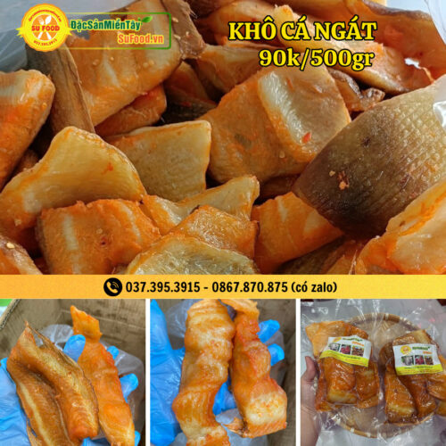 Khô Cá Ngát Cắt Khúc 2 Nắng – Túi 500Gr: Đặc Sản Ngon, Giá Tốt, An Toàn
