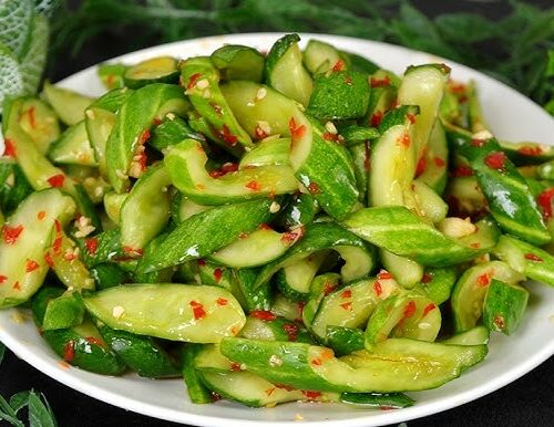 Mắm Dưa Leo Nụ Chưa Trộn Hủ 500Gr Ngon Giòn - Đặc Sản Miền Tây