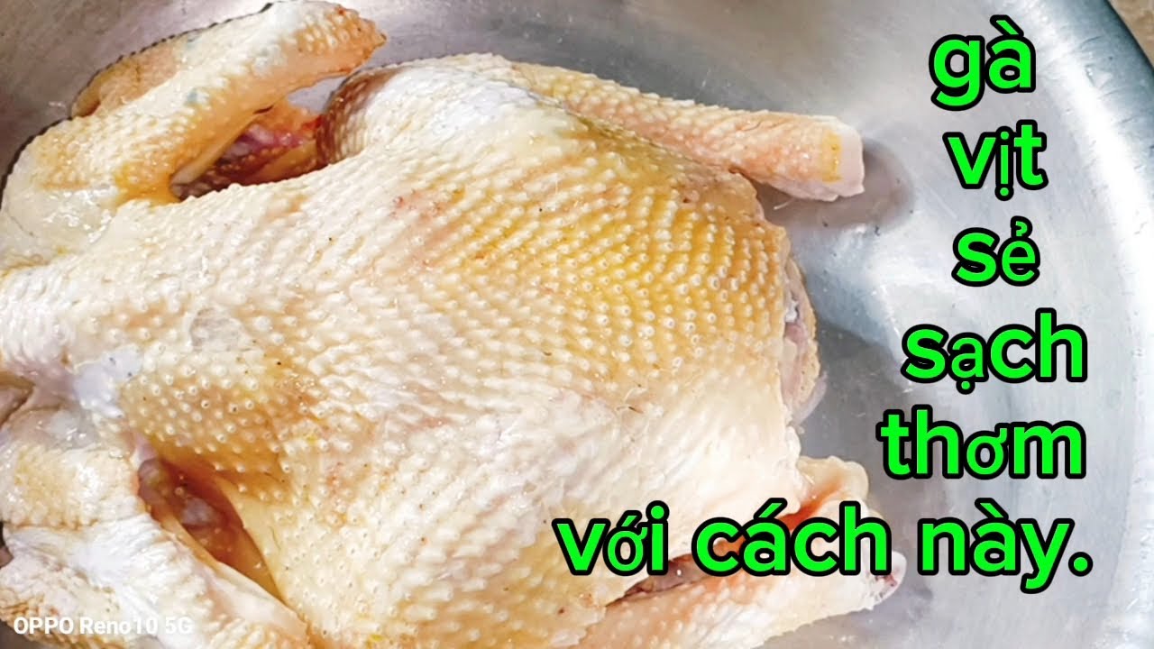 Sơ chế gà đúng cách  Khử mùi tanh, giữ vị ngọt tự nhiên