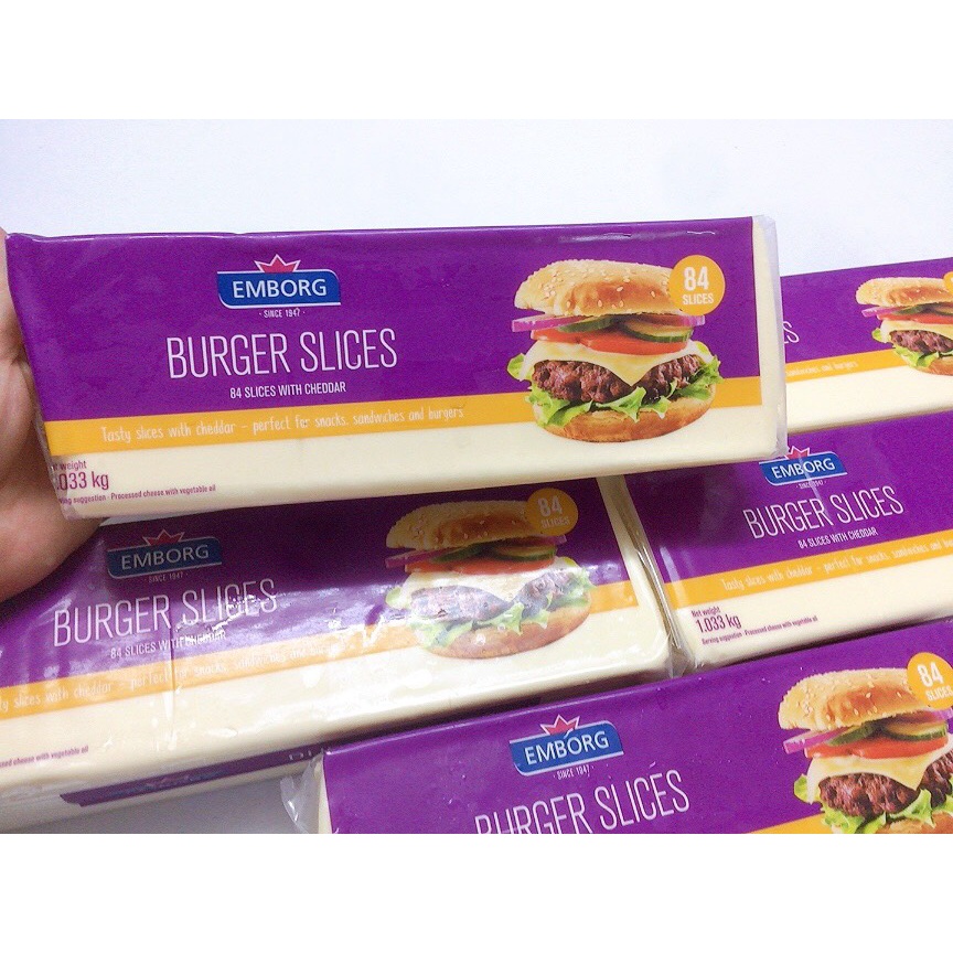 Ưu Điểm Vượt Trội Của Phô Mai Lát Burger Slices 84 Miếng 1kg