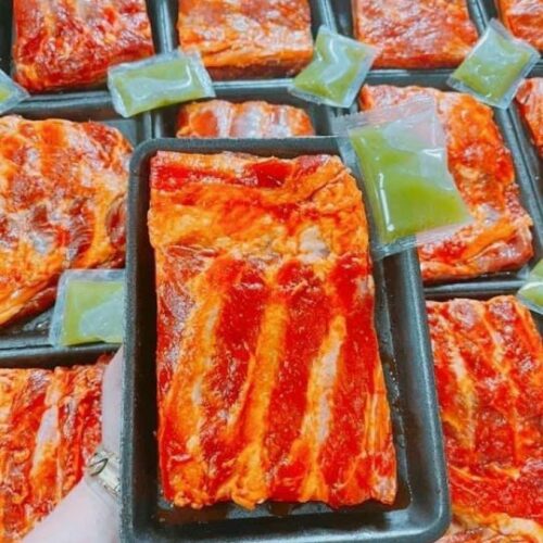 Sườn Nướng Ướp Vị BBQ – Túi 1kg